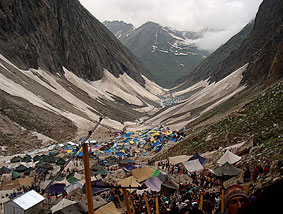 Палаточный городок у Амарнатха